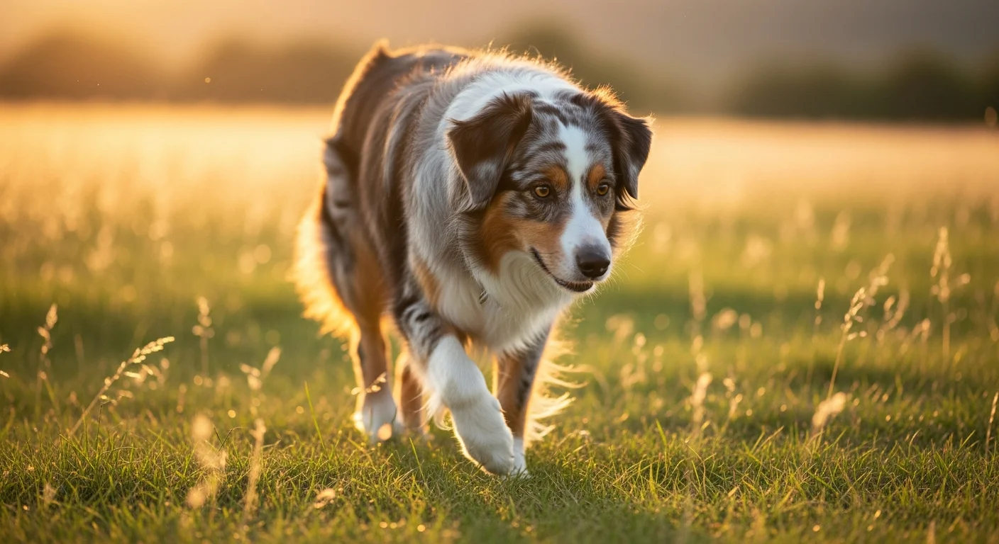 Australian Shepherd with degenerative myelopathy